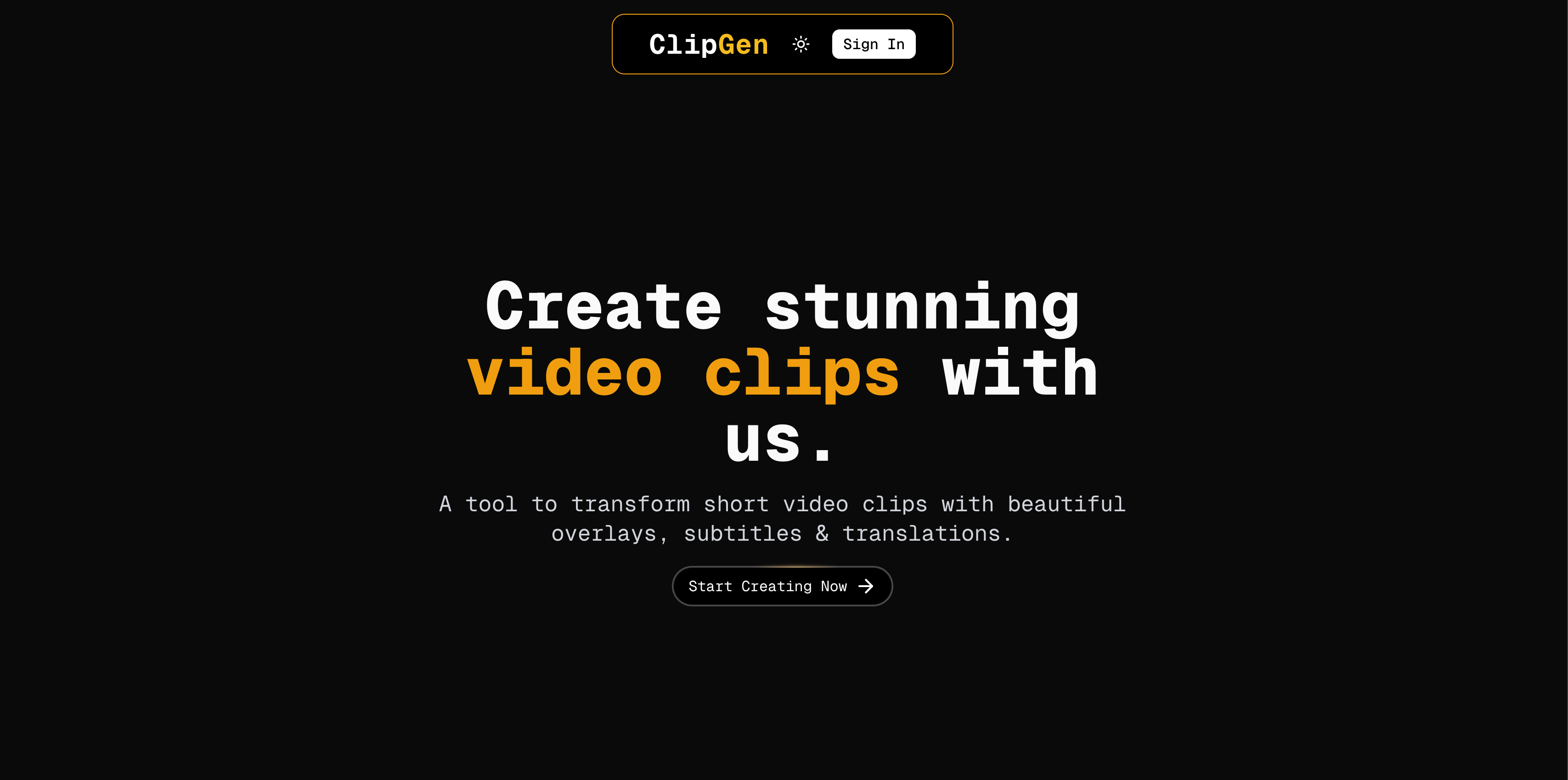 clip gen app